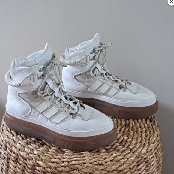Adidas Ivy Park Super Sleek White Sneaker Boots*NWT